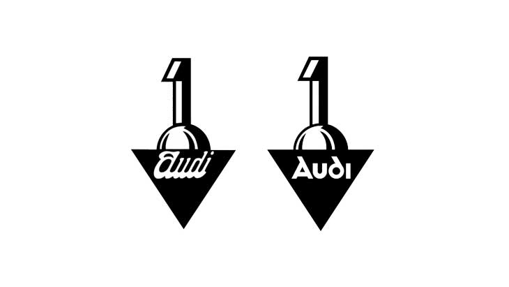 Concetto Di Logo Audi Quattro Anelli Di Intersezione Di Colore Argento E  Oro Su Sfondo Nero Emblema Vettoriale 3d Immagine Stock Editoriale -  Illustrazione di automobile, commerciante: 218293064